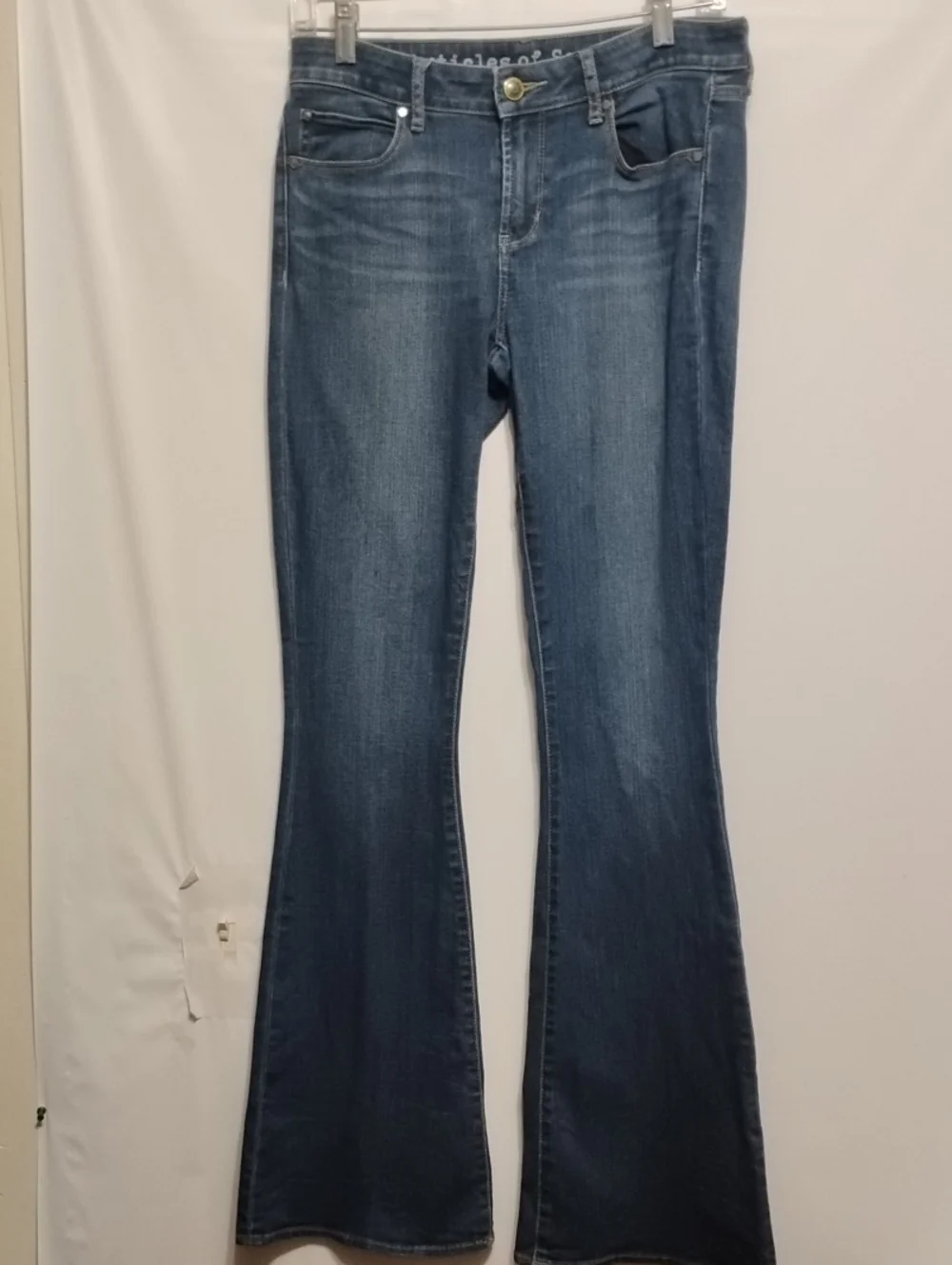 Article Of Society‎ Stretch Flare Leg Women's 27 Jeans - Medium Blue